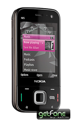 Das Nokia N85 Handy g&uuml;nstig im getfone online Shop kaufen